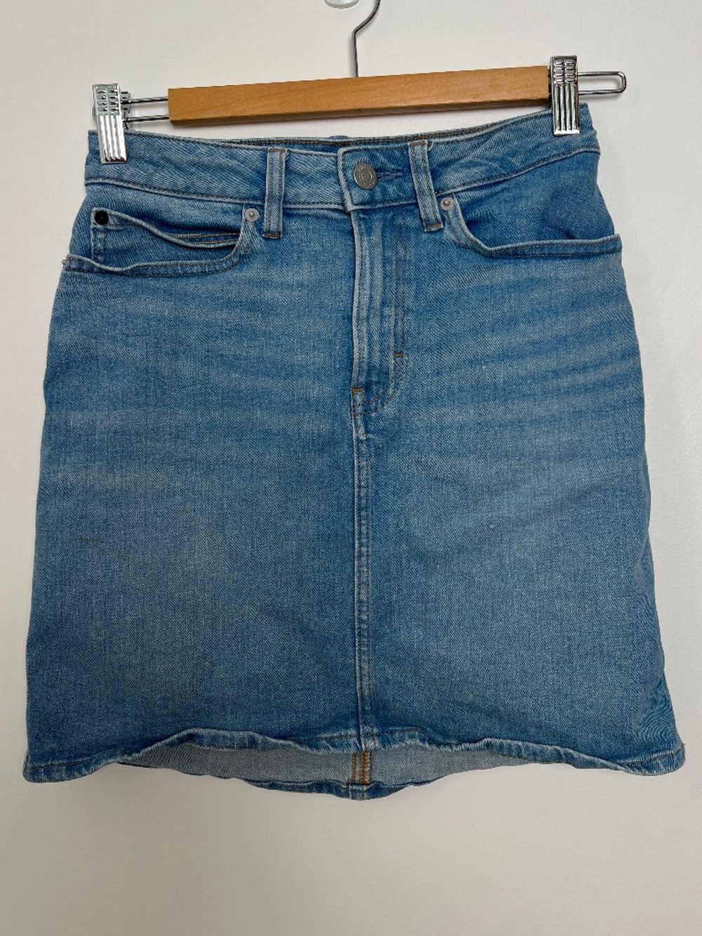 Calvin Klein Mini Jean Skirt - Medium Wash